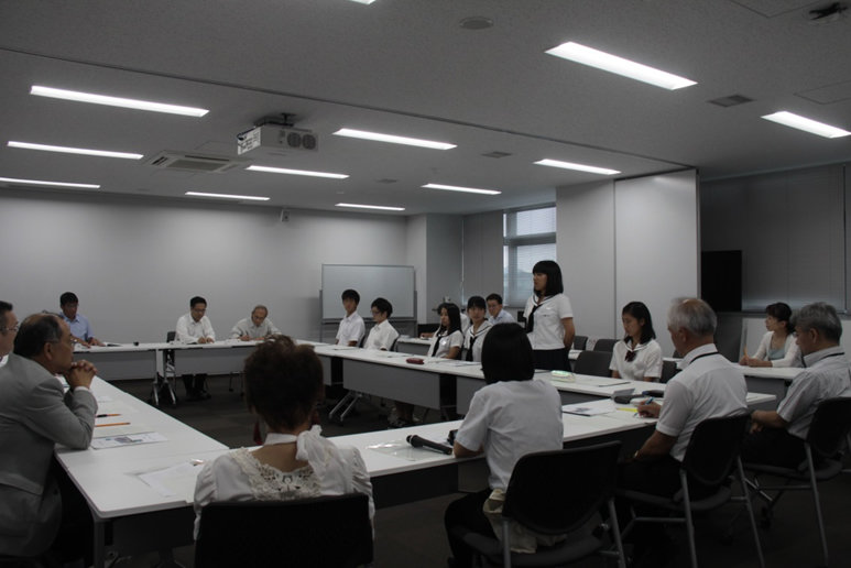 ヴァンワート市親善訪問報告会（2018年8月）